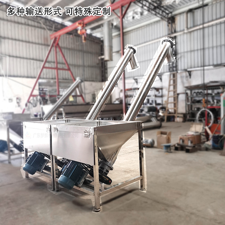 不銹鋼螺旋輸送機可“量身定制”，多種輸送形式