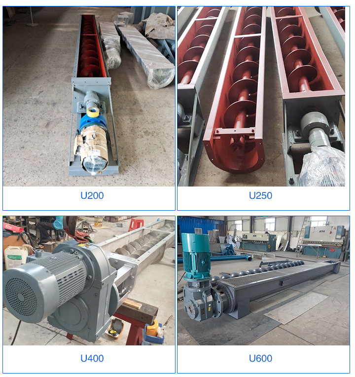 輸送量決定了螺旋輸送機(jī)型號(hào)的選擇，用戶所需輸送物料的產(chǎn)量越大，選擇的螺旋給料機(jī)型號(hào)也就越大