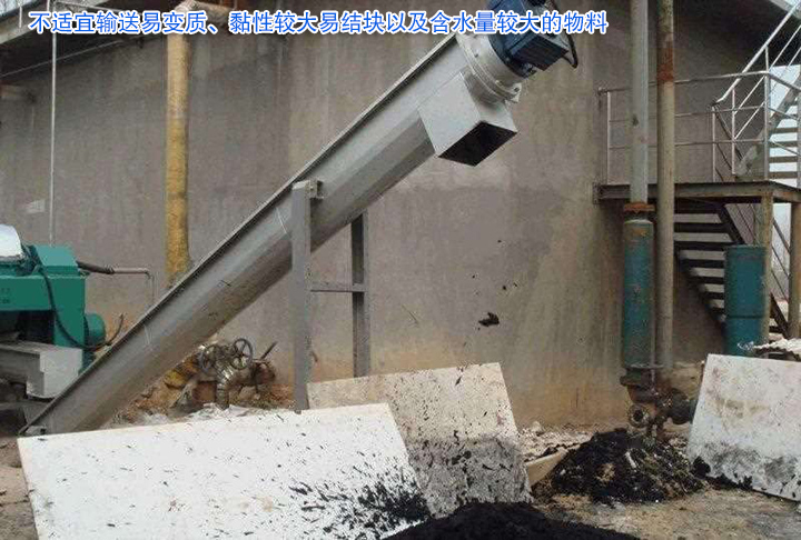 U型螺旋輸送機(jī)主要用于輸送小顆粒狀、粉狀、小塊狀物料，不適宜輸送易變質(zhì)、黏性較大易結(jié)塊以及含水量較大的物料。